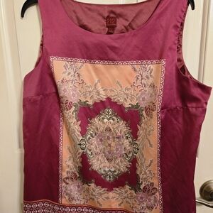 212 Collection Women's Pink Sleeveless Top